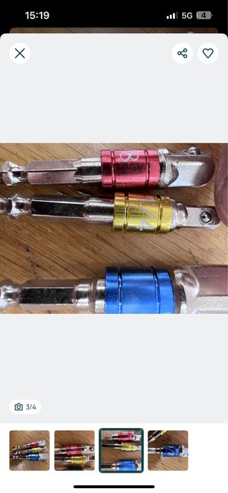 Conjunto peças adaptador soquete kit de extensão - NOVO