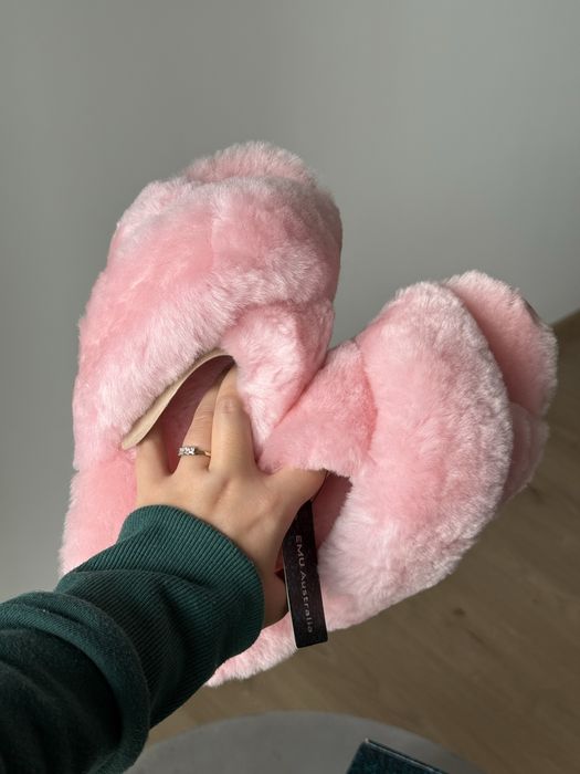 Puszyste klapki Emu Australia 100% naturalna welna owcza