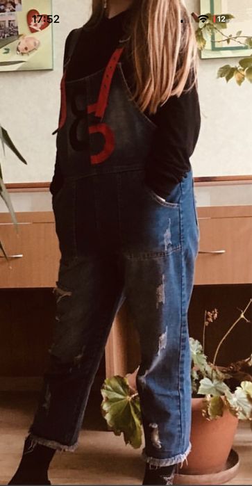 Джинсовий комбінезон