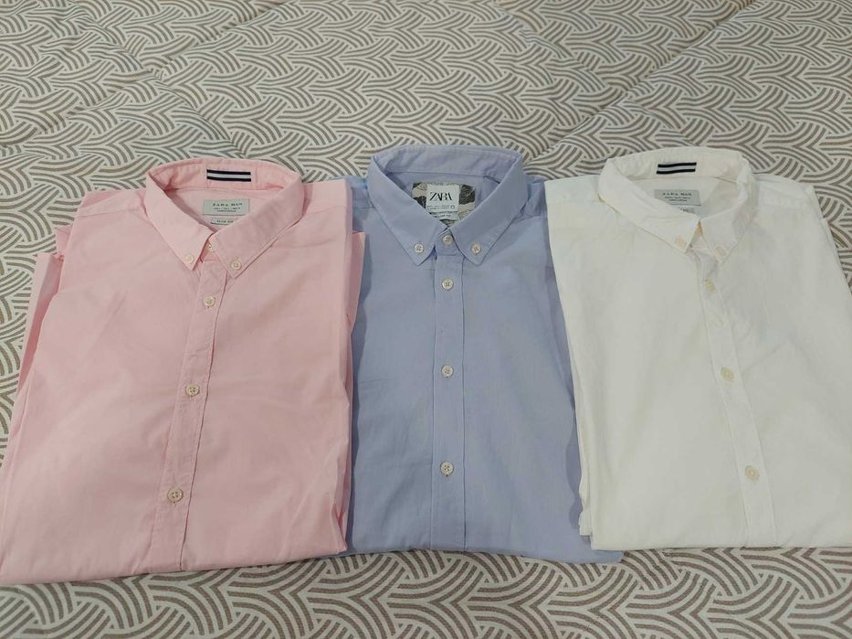 Lote 3 Camisas – Zara - tamanho L eu
