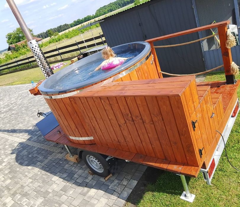 Mobilna balia ogrodowa jacuzzi wynajem
