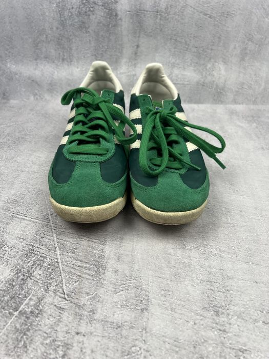 Adidas SL72 Zielone Sneakersy Retro Zamszowe Sznurowane