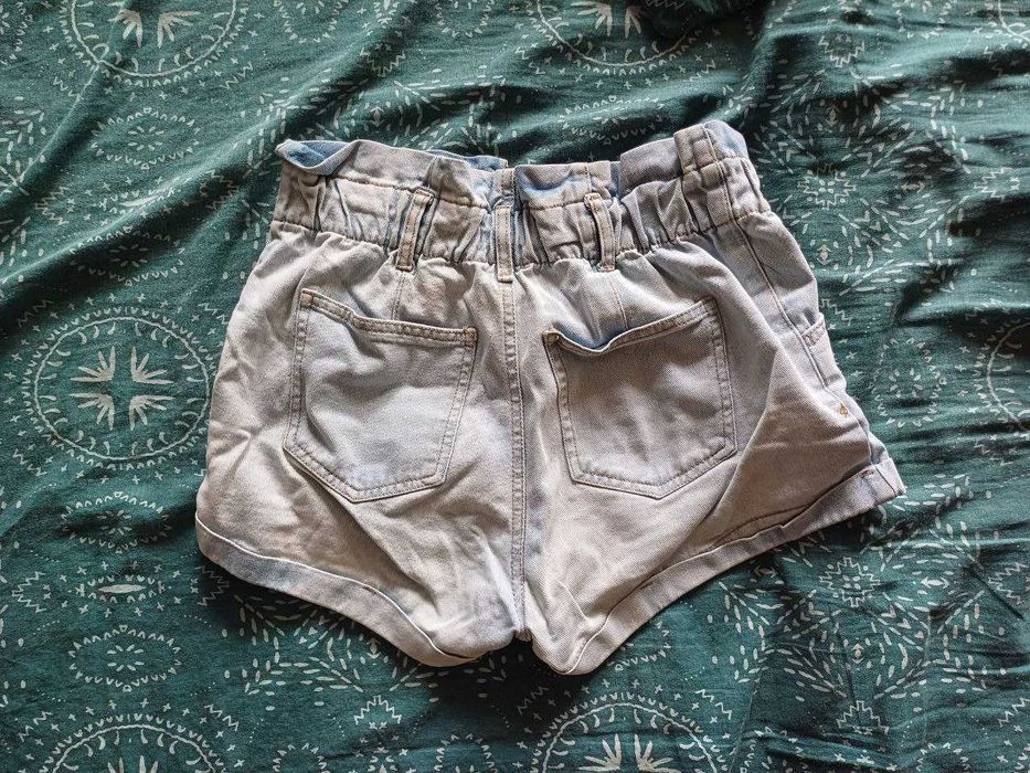 Шорти блакитні на резинці