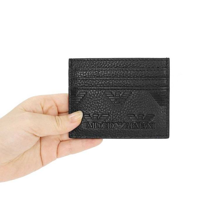 EMPORIO ARMANI efektowny męski wizytownik etui na karty