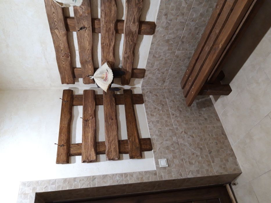 Баня на дровах с большим бассейном