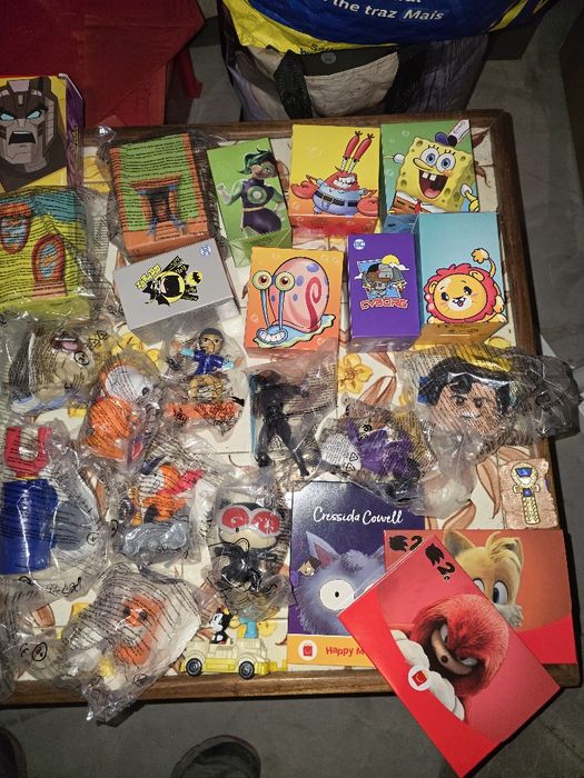 Bonecos Mcdonalds/BK/outros variados