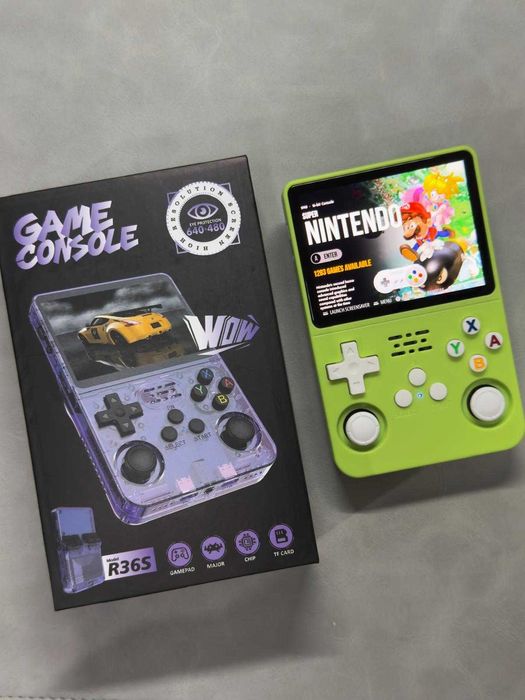 QBUY R36S – 15.000 Jogos de Bolso | Retro Gaming Anos 80/90