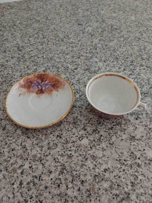 Chávena de Café/Chá Vista Alegre - Pintada à Mão