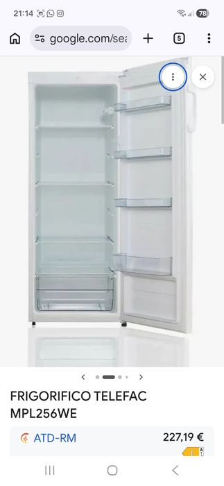 Frigorífico telefac usado