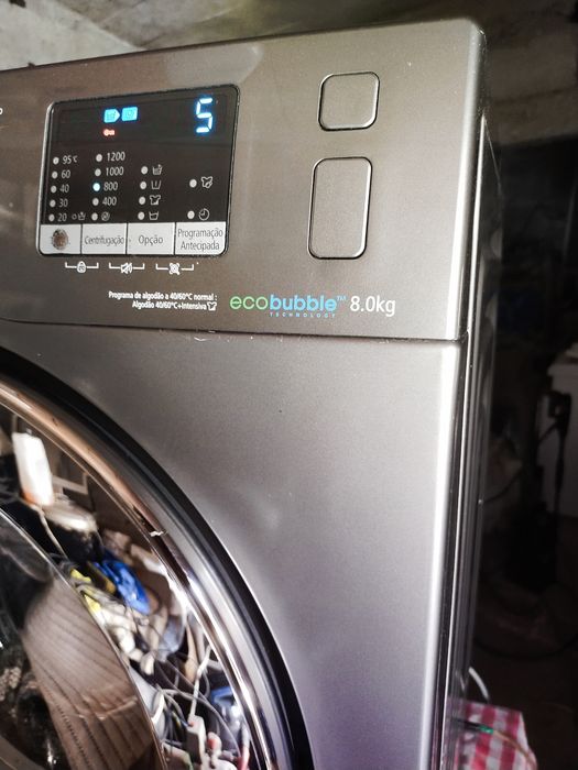 Máquina de lavar roupa Samsung ecobubble 8kg