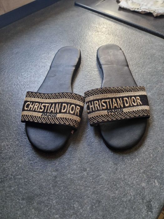 Klapki Christian dior