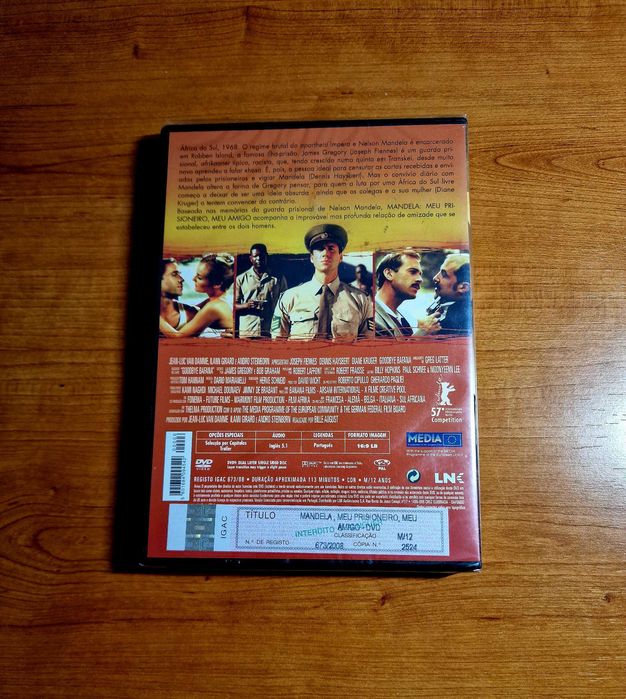 MANDELA meu prisioneiro, meu amigo (Joseph Fiennes) NOVO/SELADO