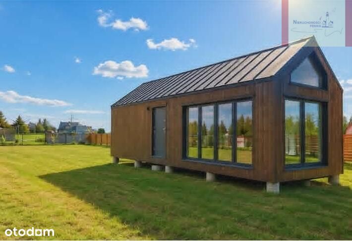 GNIEŻDŻEWO -Działka 800 m² z domkiem mobilnym | media