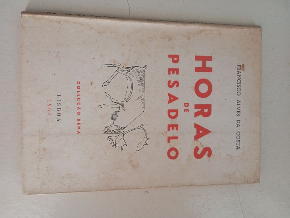 Francisco Alves da Costa - Horas de pesadelo (c/ dedicatória e autógr