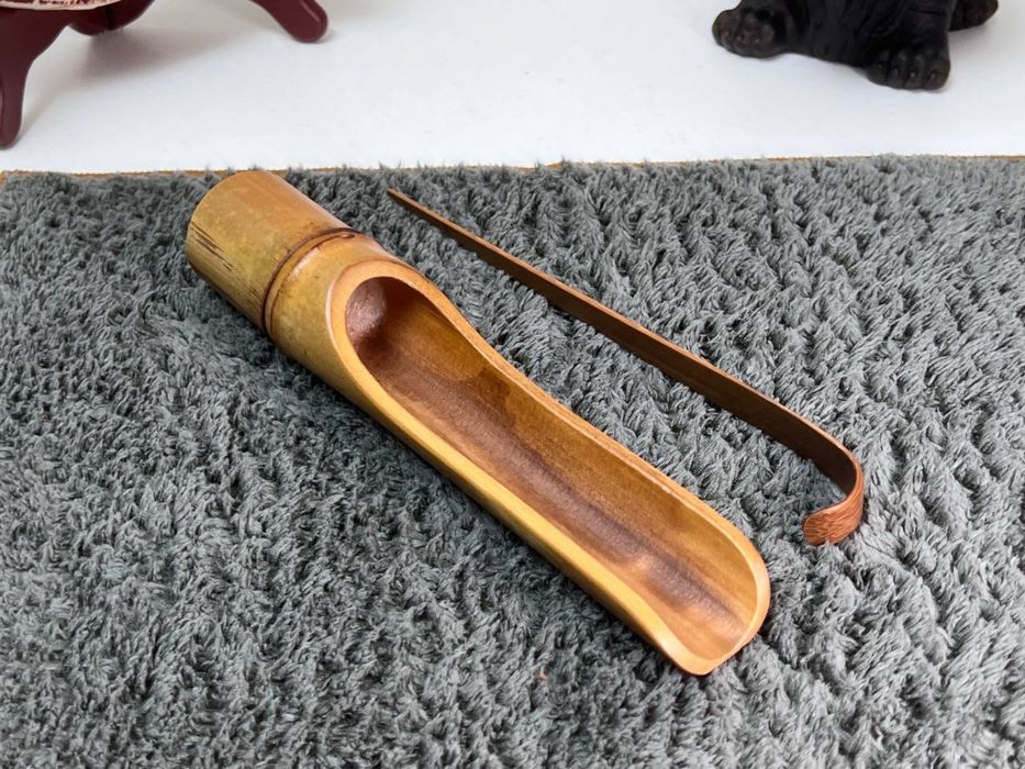 Бамбукове Чахе для Китайського чаю з лопаткою