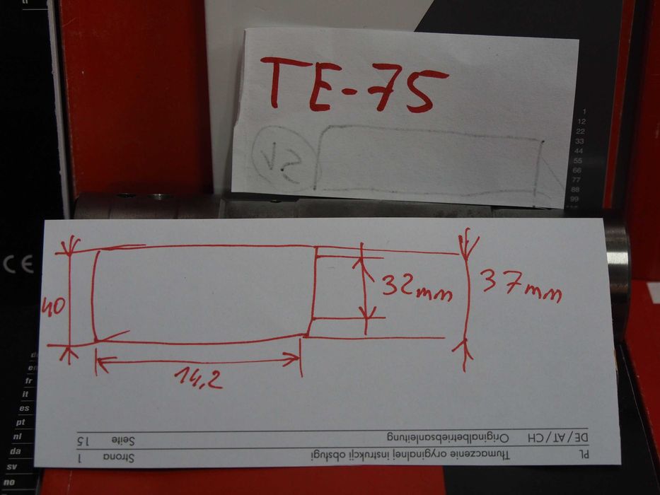 Cylinder lufa do HILTI TE 75,TE 74 młot wiertarka udarowa Oryginal new
