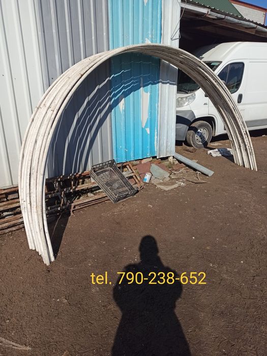 Pałąk rura szklarnia tunel foliowy folia truskawka