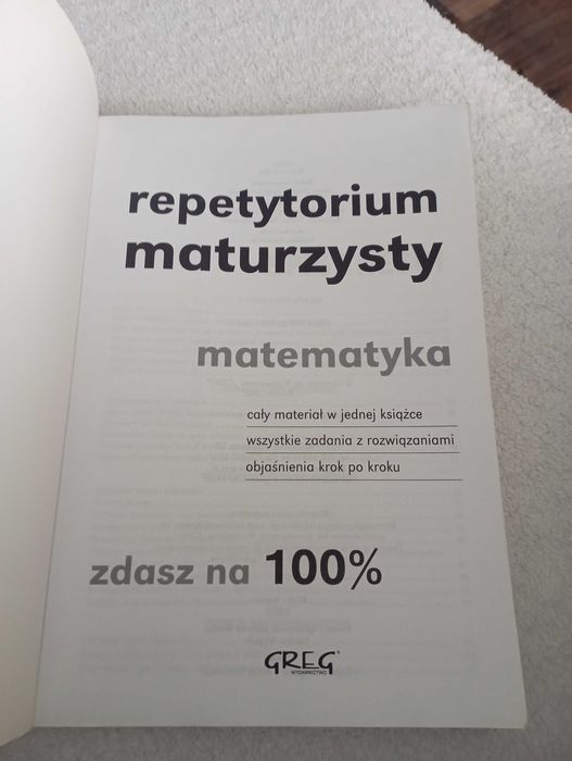 Repetytorium maturzysty. Matematyka