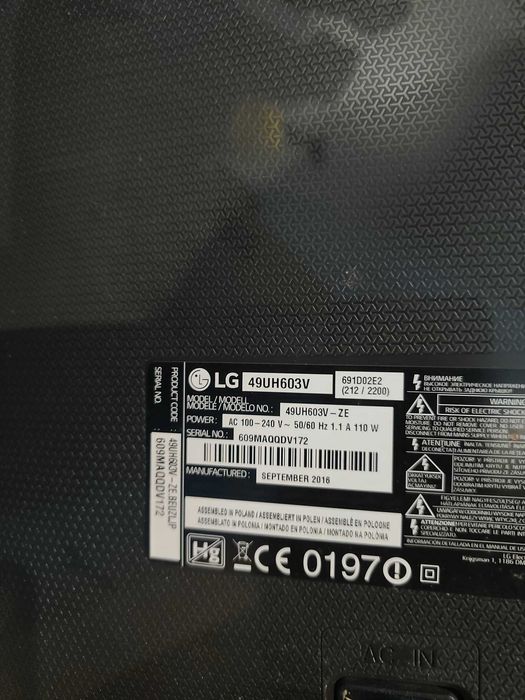 Televisão Lg de 49 polegadas