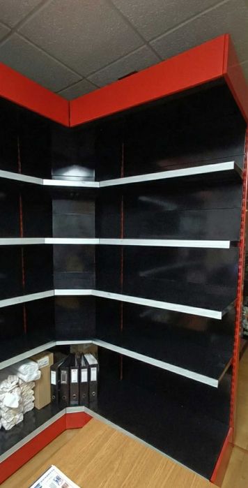 Mobiliário de Loja Completo - Estantes Metálicas e Balcão