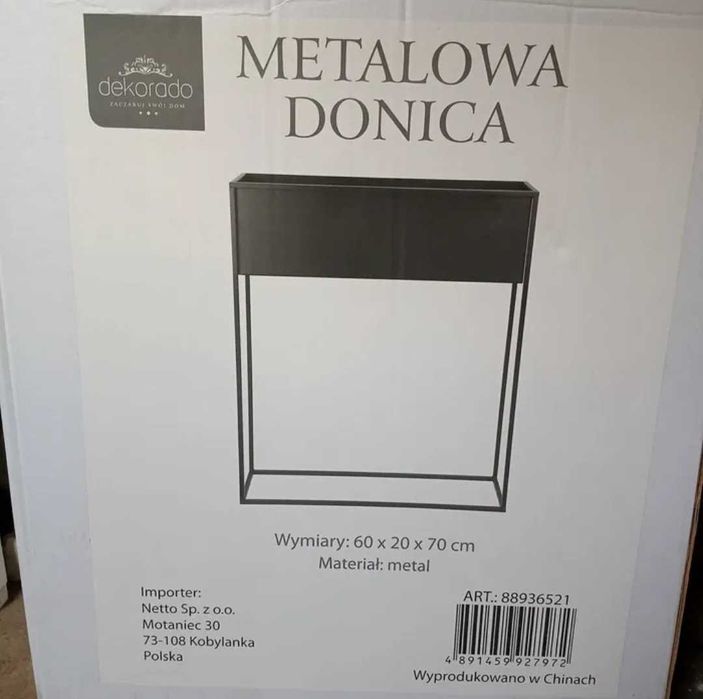 Nowa Donica kwietnik nowy metalowy loft