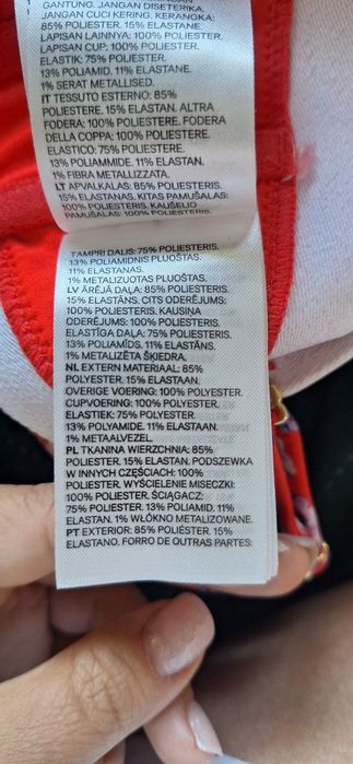 Góra od kostiumu H&M rozm. 75C