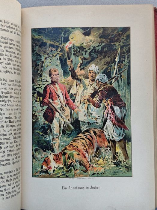 Książka antykwaryczna Deutscher Jugendfreund 1890 rok, 45 tom