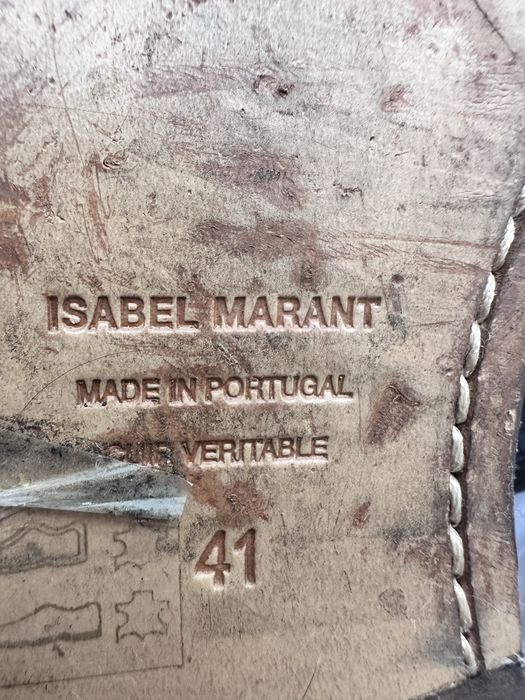 Botki ze skory cielecej Isabel Marant