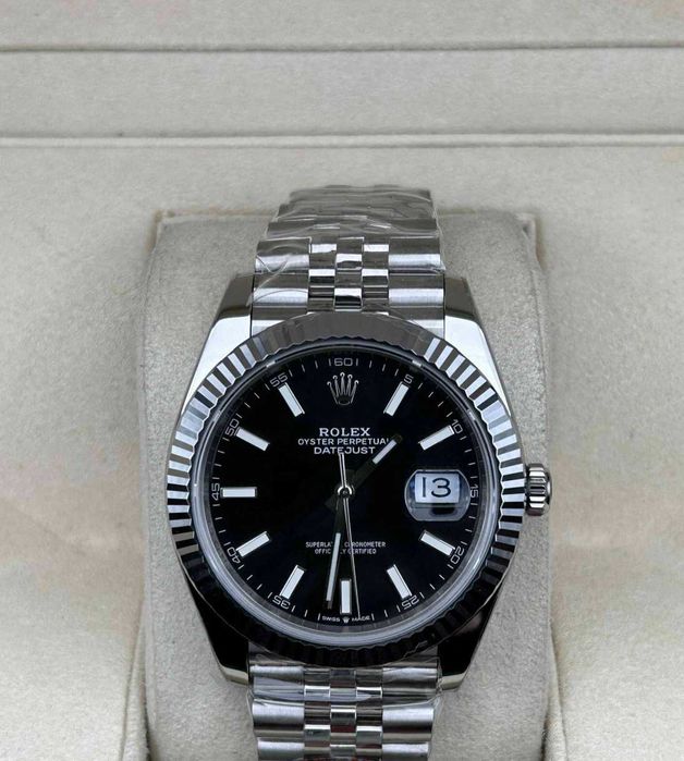 Rolex Datejust Jubilee Black Dial 41mm Ref116334 3235 Movement