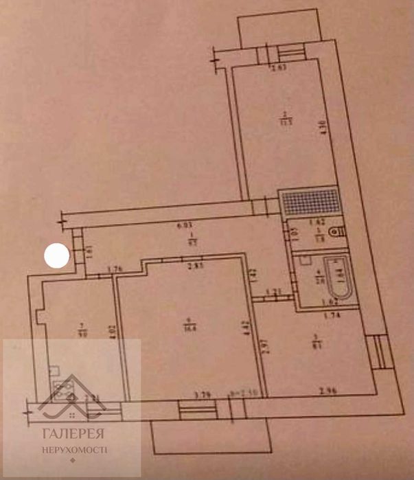 Продаж 3-х кімнатної квартири! Р-н Мотель