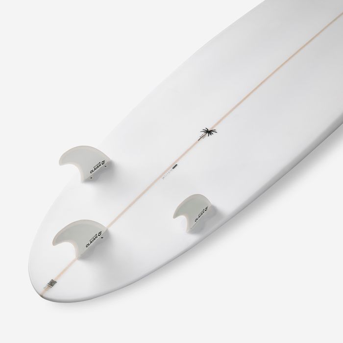 Prancha de surf híbrida em resina 8' 62L com 3 quilhas malva