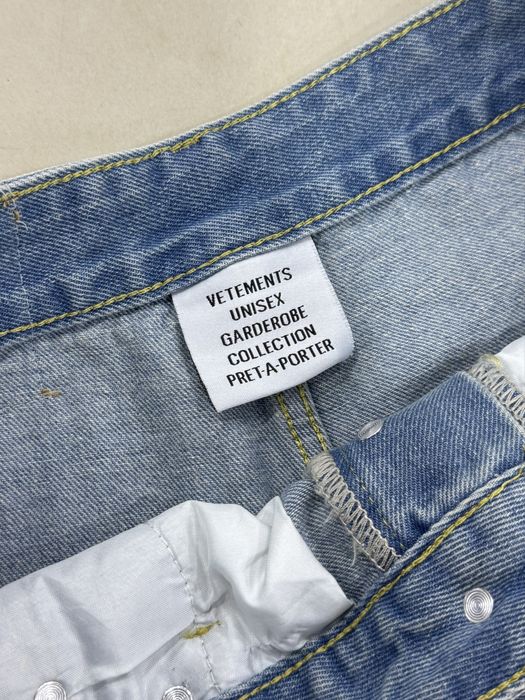 Джинси Vetements Logo-Print  Baggy Jeans | 28,30 | У наявності !