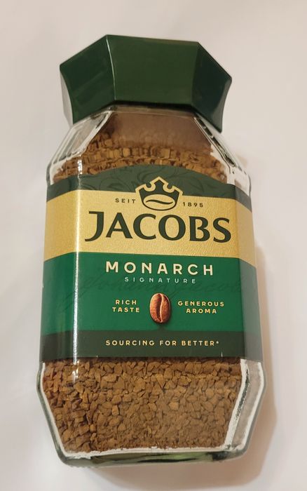 Кава 190г Jacobs Monarch розчинна сублімована
