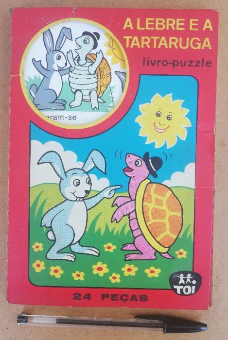 Livro- Puzzle Infantil anos 80