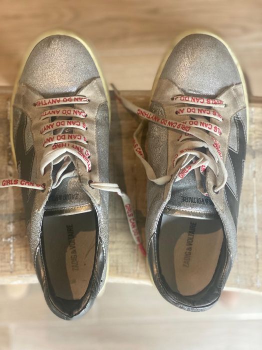 Ténis Zadig Voltaire, cinzentos,  número 37, excelente estado