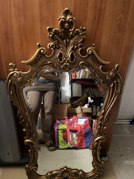 Espelho dourado excelente estado antigo64586033712771120