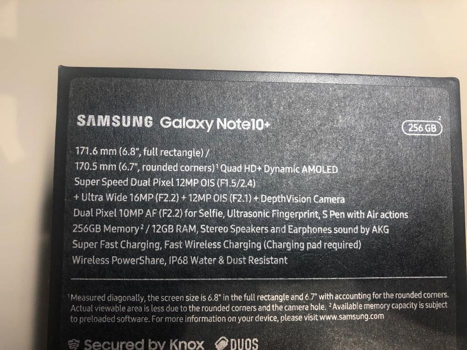 Samsung Galaxy Note 10+ plus