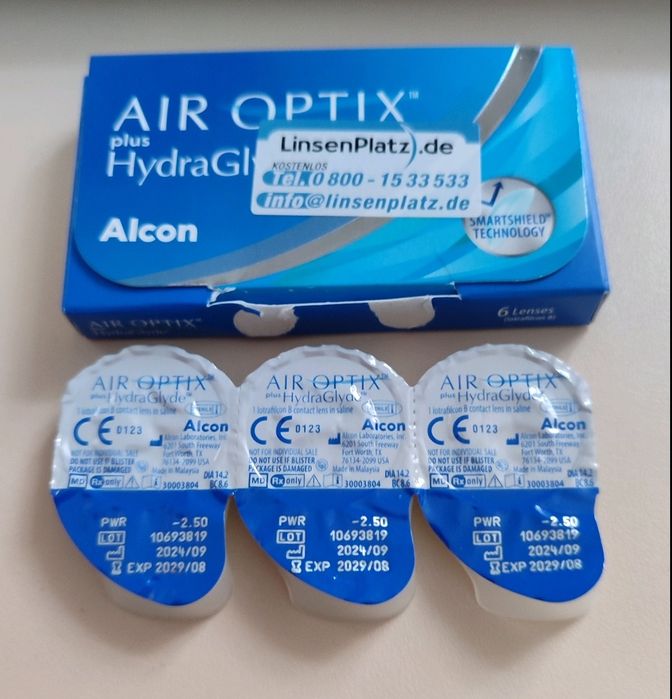 Контактні лінзи Аіг Optix, -2,5; -3,0