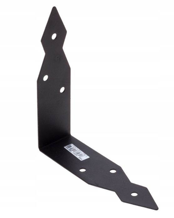 10x Łącznik kątowy kątownik ozdobny czarny OSK 146