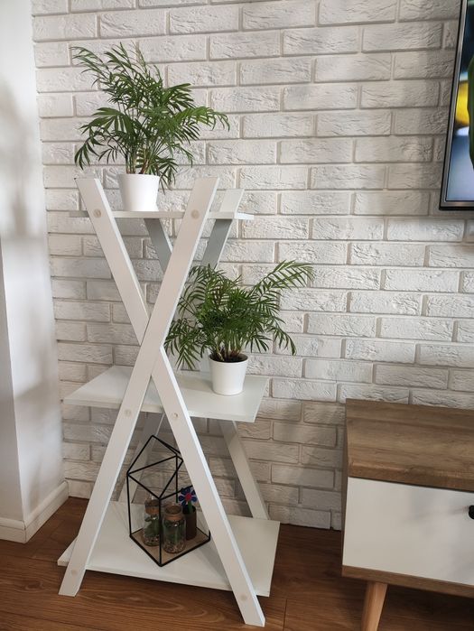 Regał na książki półka na zabawki stojak na kwiaty kwietnik vintage