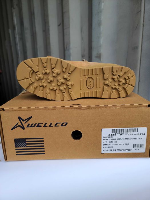 buty wojskowe Wellco (US Army) vibram - pustynne