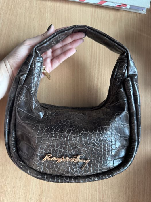 Міні сумочка в шоколадному кольрі