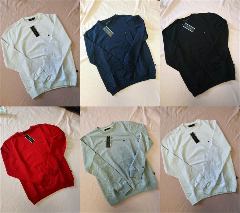 Bluzy męskie Th mały znaczek kolory premium