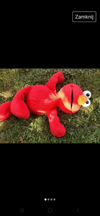 Duża Maskotka Elmo z Ulicy Sezamkowej