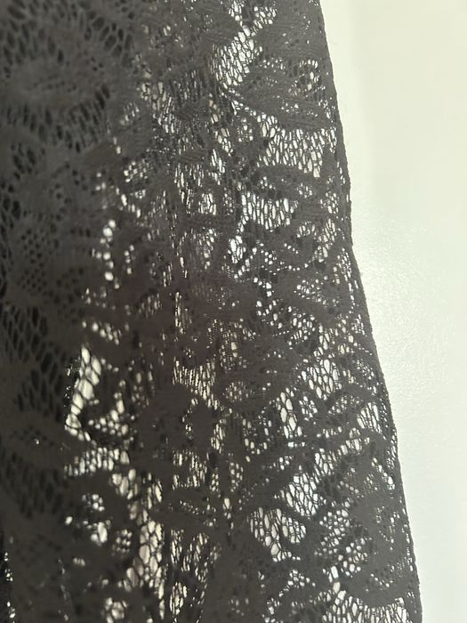 Czarna, koronkowa sukienka, F&F, S.