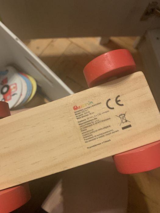 ELEFUN drewniany pociąg z dźwiękiem