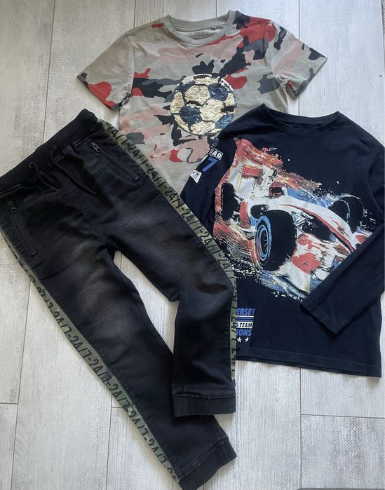 Синочку 8 9 років джинси вельветові штани некст реглан футболка кофта