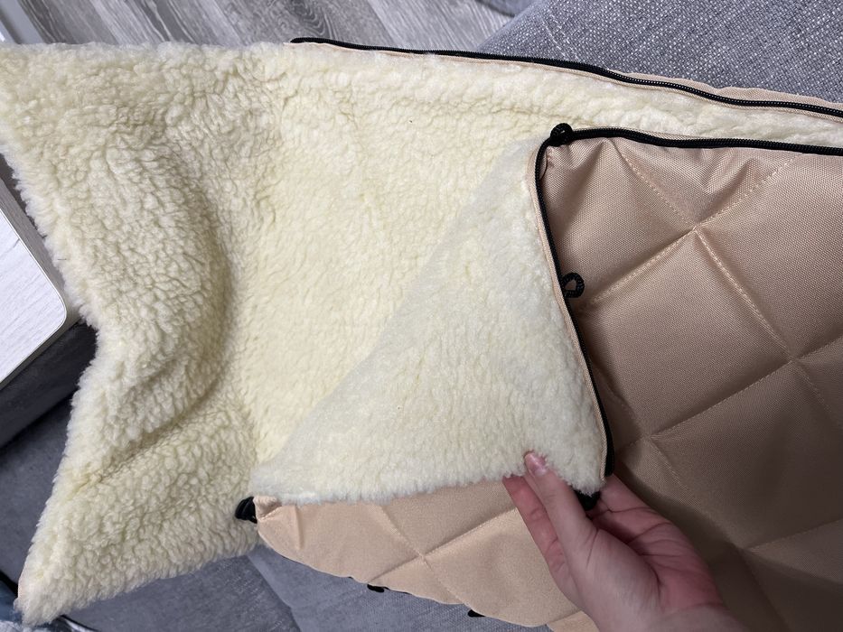 Зимовий конверт у візочок-люльку