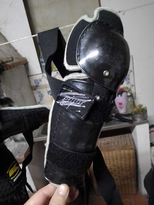 Caneleiras joelheiras shot enduro motocross btt