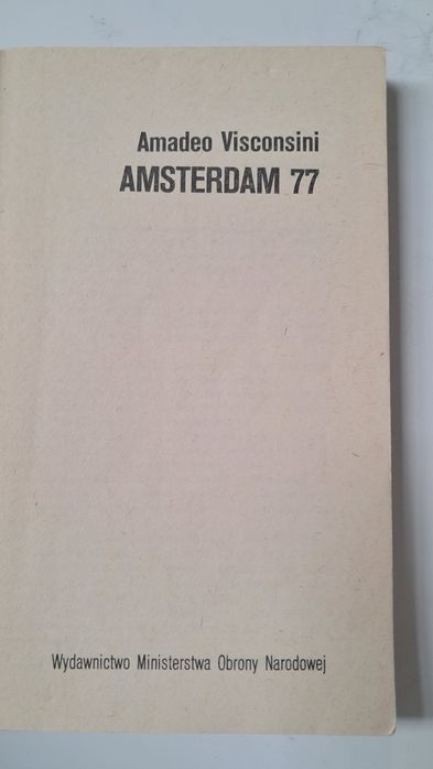 Amsterdam 77 Amadeo Visconini książka